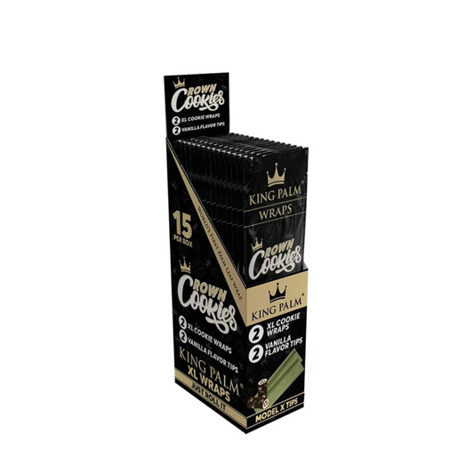 King Palm 2 Palm Wraps  Crown Cookies  Display Box  15 Units Per Display